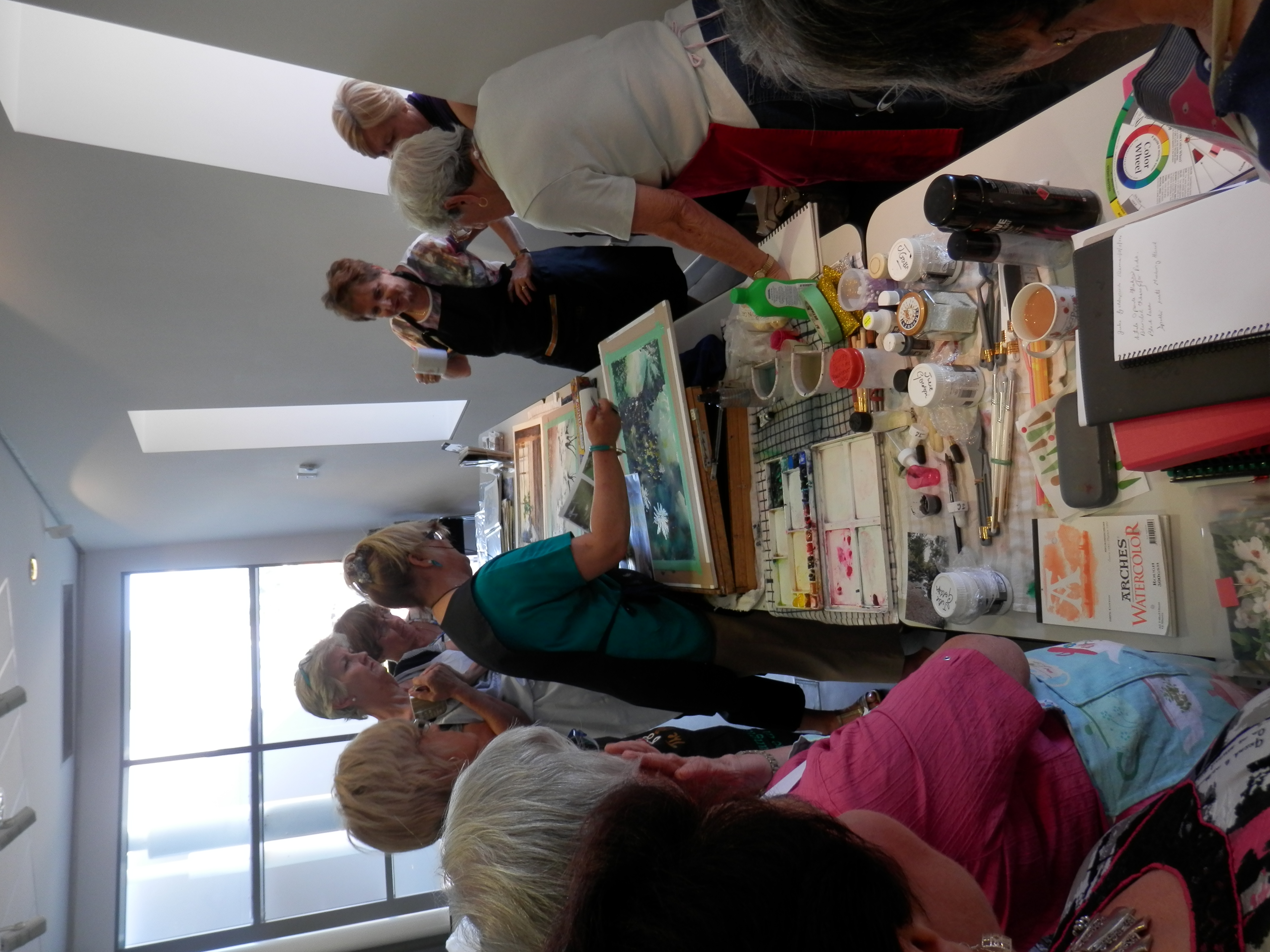 Julie’s Workshops – Past Photos – Julie Goldspink Artist